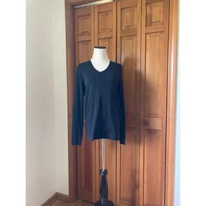 H&M Navy Casual Pullover Top, Size M
